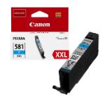 Canon CLI-581 XXL C + Canon Plus Glossy II PP-201, 10x15 cm, 100 sheets