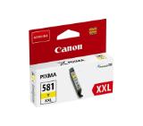 Canon CLI-581 XXL Y + Canon Plus Glossy II PP-201, 10x15 cm, 100 sheets