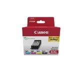 Canon CLI-581 XXL BK/C/M/Y Multi Pack + Canon Plus Glossy II PP-201, 10x15 cm, 100 sheets
