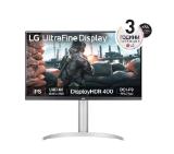LG 27UP650P-W, 27" UHD 4K IPS AG, DCI-P3 95%, Cinema Screen, 5ms, 1200:1, Mega DFC, 400 cd/m2, 3840x2160, AMD FreeSync, HDR 10, VESA Display HDR 400, HDMI, DisplayPort, FreeSync, Headphone out, Height Adjustable,Pivot Tilt, Reader Mode, Black