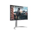 LG 27UP650P-W, 27" UHD 4K IPS AG, DCI-P3 95%, Cinema Screen, 5ms, 1200:1, Mega DFC, 400 cd/m2, 3840x2160, AMD FreeSync, HDR 10, VESA Display HDR 400, HDMI, DisplayPort, FreeSync, Headphone out, Height Adjustable,Pivot Tilt, Reader Mode, Black