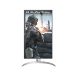 LG 27UP650P-W, 27" UHD 4K IPS AG, DCI-P3 95%, Cinema Screen, 5ms, 1200:1, Mega DFC, 400 cd/m2, 3840x2160, AMD FreeSync, HDR 10, VESA Display HDR 400, HDMI, DisplayPort, FreeSync, Headphone out, Height Adjustable,Pivot Tilt, Reader Mode, Black