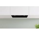Bosch DLN56AC60, SER6, Canopy hood 52cm B, max 645 m3/h, 66 dB (68 dB max), 3+1 speeds, 27cm depth, LED light, black