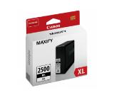 Canon PGI-2500XL BK + Canon Plus Glossy II PP-201, 10x15 cm, 100 sheets