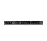 APC Rack Automatic Transfer Switch, 230V, 16A, C20 in, (8) C13 (1) C19 out
