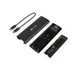 Natec External SSD Enclosure Rhino M.2 NVME Lite USB-C 3.1 GEN 2 Aluminium
