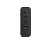Natec USB Charger Ribera 3X USB-C + 1x USB-A 100W, Black