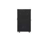 Lanberg rack cabinet 19" free-standing 22U/800x1000 (flat pack) with mesh door lcd black v2