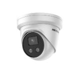 HikVision 4K AcuSense Fixed Turret Network Camera, 8 MP, 2.8 mm, F1.6, IR up to 30m, H.265+, IP67, built-in microphone, built-in memory card slot (up to 256 GB), 12Vdc/PoE 6.8W