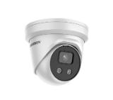 HikVision 4K AcuSense Fixed Turret Network Camera, 8 MP, 2.8 mm, F1.6, IR up to 30m, H.265+, IP67, built-in microphone, built-in memory card slot (up to 256 GB), 12Vdc/PoE 6.8W