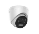 Hi-Look 2 MP Smart Hybrid Light MD 2.0 Fixed Turret Network Camera, 2.8mm, F1.6, IR,White Light up to 30m, H.265+, IP67, Digital WDR, 3D DNR, Built-in Microphone, 12Vdc/PoE 6.5W
