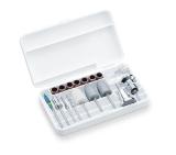 Beurer MP 200 Manicure/pedicure station - 3 functions in one device: Nail cutter, UV/LED lamp and nail dust extractor; up to 26,000 rpm; 9 high-quality attachments; For artificial nail modelling