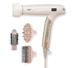 Beurer HC 150 FusionDry Pro Hair dryer - Powerful, brushless motor, Ergonomic folding handle, Ion function, 3 heat & blower settings, cold air, Extra quiet, EasyClick - Magnetic attachments, LCD display, Bag