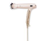 Beurer HC 150 FusionDry Pro Hair dryer - Powerful, brushless motor, Ergonomic folding handle, Ion function, 3 heat & blower settings, cold air, Extra quiet, EasyClick - Magnetic attachments, LCD display, Bag