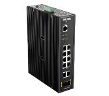 D-Link 12 Port L2 Industrial Smart Managed Switch with 10 x 1GBaseT(X) ports & 2 x SFP ports