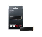 Samsung SSD 9100 PRO 1TB Heatsink PCIe 5.0 NVMe 2.0 M.2  Read 14700 MB/s Write 13300 MB/s