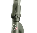 Sharp Electric Scooter, Range per charge: 35 km, 350W Motor, LED Display, e-ABS, USB Charging Port, Bluetooth, IPX4 certification, 10" Pneumatic tyre, Triple brake system, Rear Suspension, Max load: 120 kg, Olive Gray
