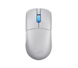 Asus ROG Harpe II Wireless Esports Gaming Mouse, 48g Lightweight, Symmetrical, AimPoint Pro 42K Optical Sensor, Optical Switches, 8K Polling, 5 Programmable Buttons, FPS Games (Moonlight White)