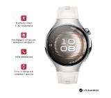 Huawei Watch 5, Soc-L19L, White + Huawei FreeBuds 6i White + Black Fluoroelastomer Strap