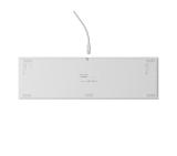 Genesis Mechanical Gaming Keyboard Thor 404 White RGB Backlight Gateron Yellow Pro, US Layout