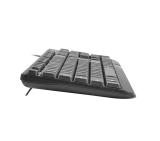 Natec Keyboard Trout US Layout Slim, Black
