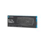 Natec Keyboard Trout US Layout Slim, Black