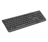 Natec Keyboard Trout US Layout Slim, Black