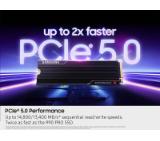 Samsung SSD 9100 PRO 4TB Heatsink PCIe 5.0 NVMe 2.0 M.2  Read 14800 MB/s Write 13400 MB/s