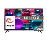 LG 43UA73003LA, 43" 4K UltraHD TV 4K (3840x2160), DVB-T2/C/S2, webOS 25 Smart, ThinQ AI, Alpha 7 AI Processor, WiFi, HDR10 pro, HLG, ALLM/HGiG, 4K Upscaling, AI Sound pro, Multiple View, HDMI eARC, LAN, USB, Bluetooth, Google Cast, 2 Pole Stand, Black