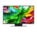LG 43QNED87A3DC, 43" 4K QNED HDR Smart TV, 3840x2160, 60Hz Native, DVB-T2/C/S2, Alpha 7 AI Processor, HDR 10 PRO, webOS 25 ThinQ, 4K Upscaling, WiFi 5, Dolby Vision, Bluetooth 5.1, AirPlay 2, LAN, CI, HDMI, SPDIF, Local Dimming, Stand