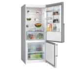 Bosch KGN76XIEP SER4, Free-standing fridge-freezer, Total No Frost, E, 186/75/80cm, 526l(406+120), 40dB, VitaFresh XXL, PerfectFit, Stainless steel with fingerprint protection