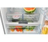 Bosch KGN76XIEP SER4, Free-standing fridge-freezer, Total No Frost, E, 186/75/80cm, 526l(406+120), 40dB, VitaFresh XXL, PerfectFit, Stainless steel with fingerprint protection