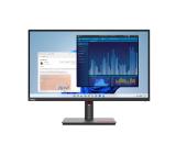 Lenovo ThinkVision T27p-30 27", IPS, WLED, AG, 4ms, 350 cd/m?, 1300:1, 3840x2160, 60Hz, Tilt, Swivel, Pivot, Height Adjust Stand, 4x USB 3.2, 1x USB-C, HDMI, DP, RJ45