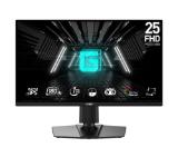 MSI G255PF E2, 24.5", 1ms, 180Hz, RAPID IPS, 1920x1080 (FHD), 16:9, FLAT, AMD FreeSync, 78% DCI-P3, AG, 300 nits, 1000:1, DCR 100M:1, DP(1.2a), 2xHDMI 2.0b, 2x2W Speaker, Pivot, Heigh Adj., VESA, Black, 5.3kg