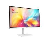 MSI Modern MD2712PW, 27", 100Hz, 1ms, IPS, 1920x1080 (FHD), 16:9, Flat, HDR Ready, EyesErgo, AG, MSI Display Kit, 117% sRGB, 300 nits, 1000:1, RedDot Winner, 1xHDMI1.4, 1xTypeC DP alt. w/PD (15W), Speakers 2x3W, Pivot, Heigh Adj., VESA, White, 5.85kg