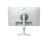 MSI Modern MD272UPSW, 27", 4ms, IPS, 3840x2160 (UHD), 16:9, Flat, Smart Google TV, Remote Control, HDR Ready, 300 nits, 1000:1, DP(1.4a), HDMI2.0b, TypeC DP alt. w/PD (65W), 2xUSB (2.0), LAN, WiFi 5, BT 5, Dolby Audio 2x3W, Pivot, Heigh Adj., White, 6.3k