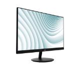 MSI PRO MP271A, 27", 1ms, 100Hz, IPS, 1920x1080 (FHD), 16:9, FLAT, Display Kit App, Adaptive-Sync, EyesErgo, Less Blue Light, 108% SRGB, AG, 300 nits, 1000:1, DP(1.2a), HDMI 1.4b, VGA, Line-in, Speakers 2x2W, Tilt, VESA, Black, 3.9kg