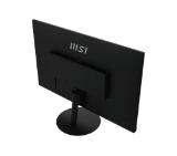 MSI PRO MP271A, 27", 1ms, 100Hz, IPS, 1920x1080 (FHD), 16:9, FLAT, Display Kit App, Adaptive-Sync, EyesErgo, Less Blue Light, 108% SRGB, AG, 300 nits, 1000:1, DP(1.2a), HDMI 1.4b, VGA, Line-in, Speakers 2x2W, Tilt, VESA, Black, 3.9kg
