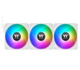 Thermaltake CT140 EX Reverse ARGB Sync PC Cooling Fan 3 Pack Magnetic Connect White
