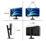Philips 27B2U3601, 27" IPS WLED, 2560x1440@120Hz, 4ms GtG, 350cd m/2, 1500:1, 50M:1 DCR, Adaptive Sync, FlickerFree, SoftBlue, 2Wx2, Tilt, Height Adjust, Pivot, Swivel, HDMI, DP, RJ45, USB hub
