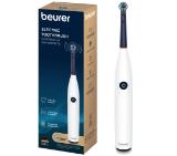 Beurer TB 15 Electric toothbrush; 2 cleaning programs; 12days Battery life; 2-min timer; Oscillating, pulsating, brushing technology; Incl. USB-C charging cable and Clean Eco brush head; white