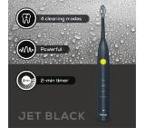 Beurer SC 30 Jet Black, Electric Sonic Toothbrush, up to 80,000 mov/min, 4 cleaning programs: Clean, White, Polish, Gum Care, Int. 2-min. timer, Incl. 2 toothbrush heads and USB-C charging cable, 15 days of battery life
