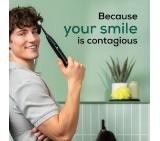 Beurer SC 50 midnight ink, Electric Sonic Toothbrush, up to 80,000 mov/min, 5 cleaning programs: Clean, Sensitive, Polish, Gum Care, Whiten, Pressure sensor , 2-min. timer, Incl. 2 toothbrush heads and magnetic charging plate, 22 days of battery life