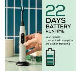 Beurer SC 50 peppermint Electric Sonic Toothbrush, up to 80,000 mov/min, 5 cleaning programs: Clean, Sensitive, Polish, Gum Care, Whiten, Pressure sensor , 2-min. timer, Incl. 2 toothbrush heads and magnetic charging plate, 22 days of battery life