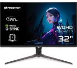 Acer Predator XB323QUPbmiiprx, 31.5'' QHD (2560x1440) IPS, ZeroFrame, 180Hz, 0.5ms (GTG Min.), HDR10, FreeSync, 250nits, 2xHDMI, Speakers, DP, Audio Out, VisionCare, Energy Class E, Black, 2Y
