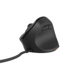 Natec Vertical Mouse Crake 2 Pro 12800DPI Optical Black