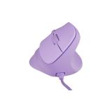 Natec Vertical Mouse Crake 2 Pro 12800DPI Optical Pure Lavander