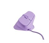 Natec Vertical Mouse Crake 2 Pro 12800DPI Optical Pure Lavander