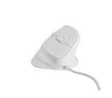 Natec Vertical Mouse Crake 2 Pro 12800DPI Optical White