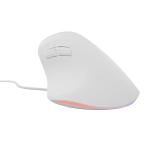 Natec Vertical Mouse Crake 2 Pro 12800DPI Optical White